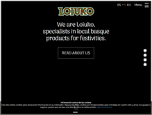 Tablet Screenshot of loiuko.com